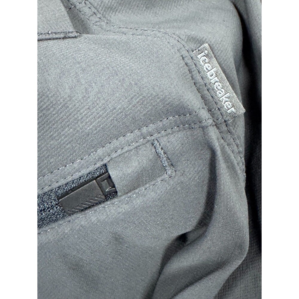 Icebreaker Merino‎ Shorts Womens 32 Gray Stretch Performance Hiking Outdoor - Picture 9 of 16